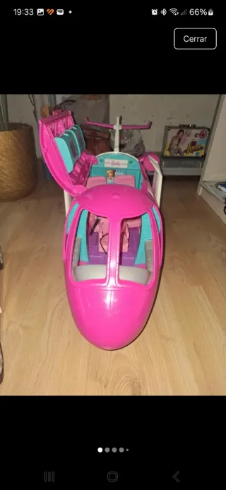 Aereo Barbie rosa, ambulanza, camerino e casa viaggio