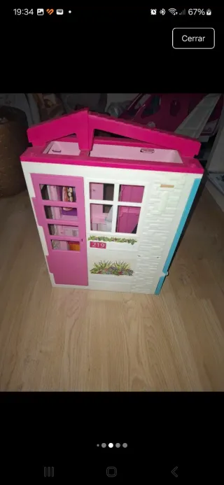 Aereo Barbie rosa, ambulanza, camerino e casa viaggio