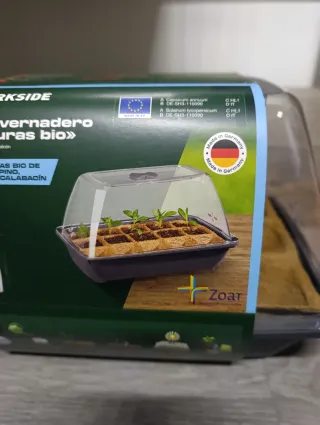 Mini invernadero Parkside verduras bio