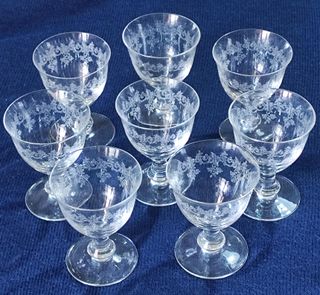 Set 8 Bicchieri Cristallo Sevigne