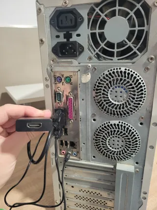 Torre Ordenador sobremesa Plata/Negro