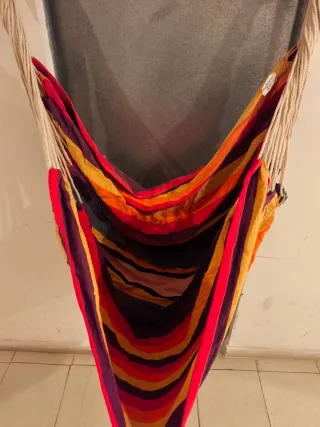 Pack 2 Hamacas Tela y Madera