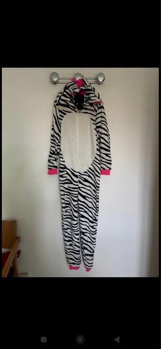 Disfraz/pijama Cebra Talla 14/15 años