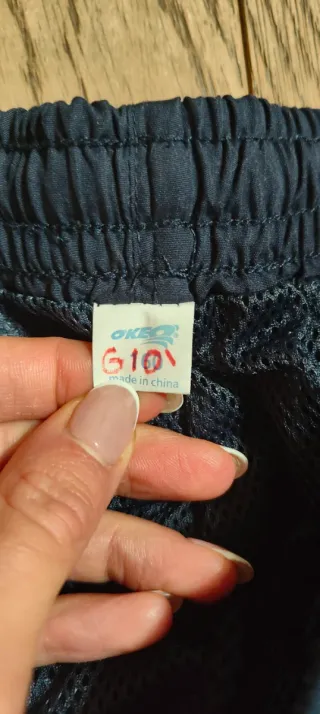 Pantaloni della tuta blu da bambino Okeo