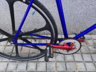 Bicicleta Fixie Azul