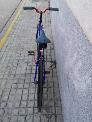 Bicicleta Fixie Azul