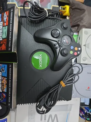 Xbox Clásica Negra + Mando + Juego GTA