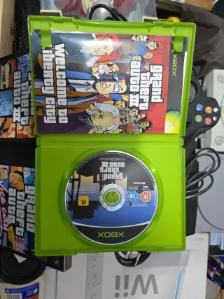 Xbox Clásica Negra + Mando + Juego GTA
