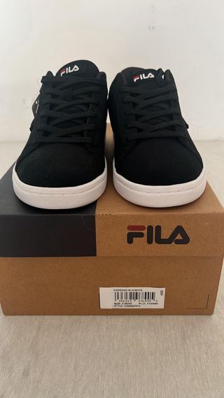 Zapatos Fila Hombre Negros y Blancos