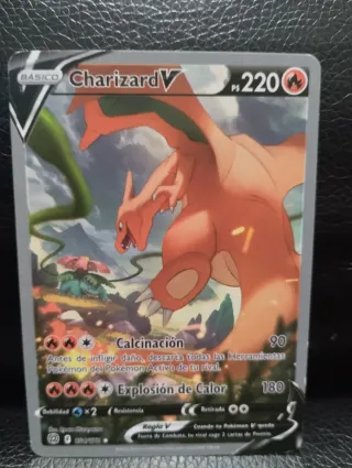 Carta Pokémon Charizard V PS 220