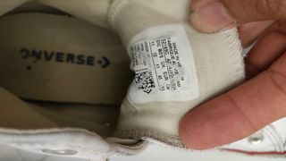 Converse All Star Cuero Blanco Talla 45