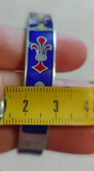 Bracciale vintage Sterling 925 smaltato