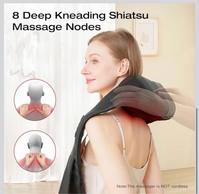 Masajeador de cuello con calor NUEVO