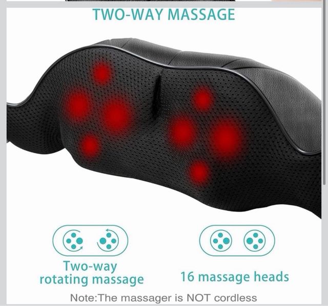 Masajeador de cuello con calor NUEVO