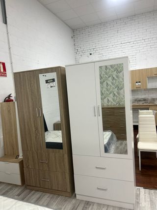 Armarios 2 puertas con espejos NUEVO