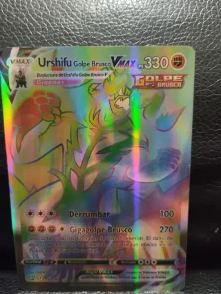 Carta Pokémon Urshifu Golpe Brusco VMAX 330 HP