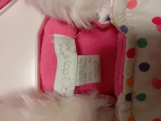 Buzo bebé forrado lunares