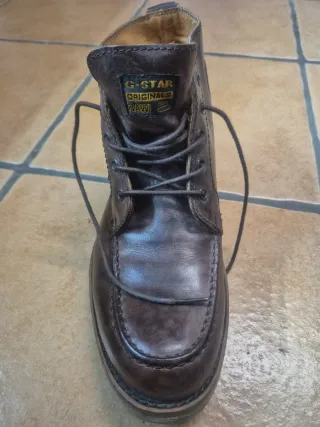 Botas G-Star RAW Piel Talla 41 Marrón