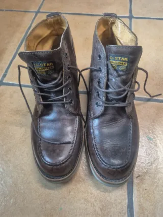 Botas G-Star RAW Piel Talla 41 Marrón