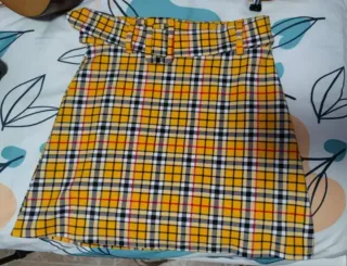 Falda cuadros preppy Y2K estilo Mean Girls