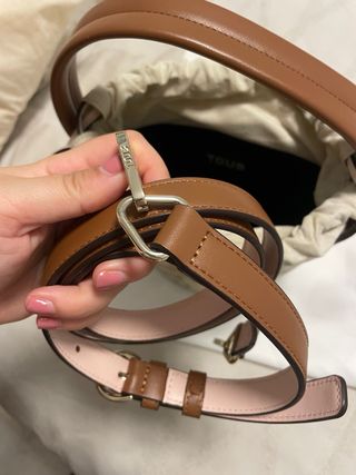 Bolso Tous Bombonera Beige/Gris