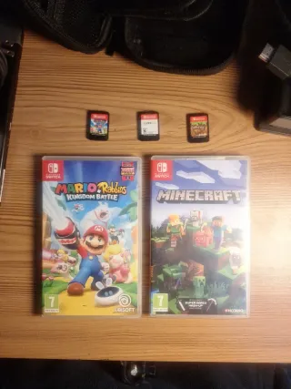 Nintendo Switch Negra con juegos, funda y  mas!!
