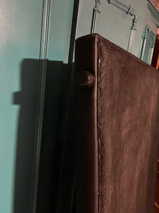 Cabecero polipiel negro