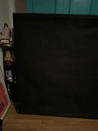 Cabecero polipiel negro