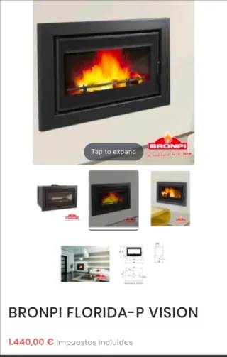 Chimenea grande marca Brompi