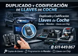 Duplicado y Codificación Llaves Coche