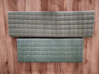 Cojines para banco color verde