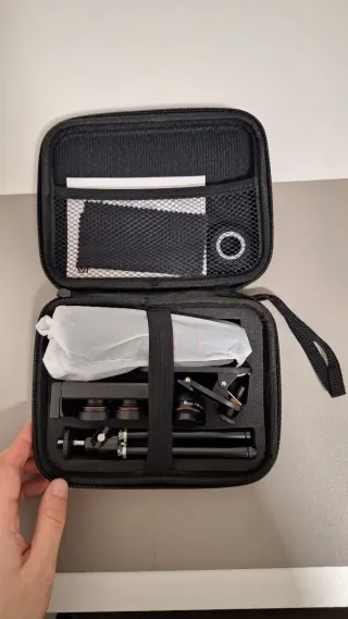 Set kit lenti fotocamera smartphone Selvim nero