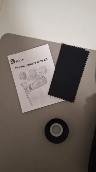 Set kit lenti fotocamera smartphone Selvim nero