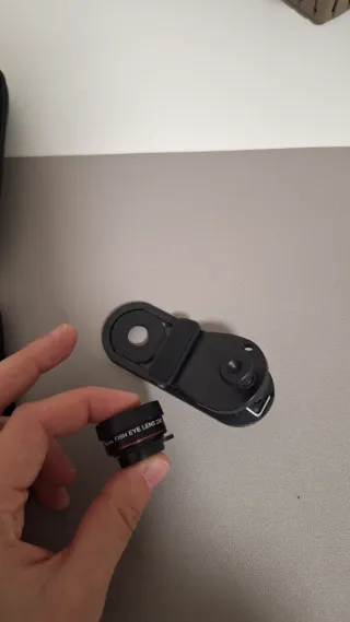 Set kit lenti fotocamera smartphone Selvim nero