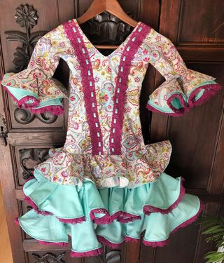 Traje Flamenca Niña 3 Años