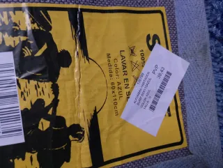 3 Tappeti Blu in Poliestere per Camera