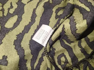 Vestito abito vestitino Miss J verde/nero L/XL