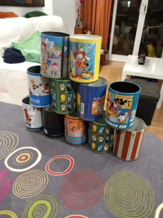 Latas antiguas lapicero coleccion