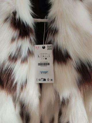 Zara Casaco Edição Limitada Pelo Sintético Vaca