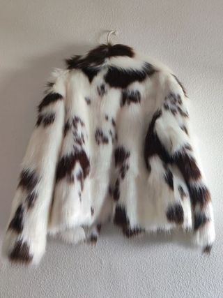 Zara Casaco Edição Limitada Pelo Sintético Vaca