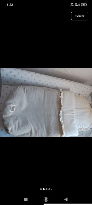 Sacco+bavetta per neonato plumeti beige chiaro 50€