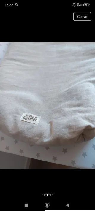 Sacco+bavetta per neonato plumeti beige chiaro 50€