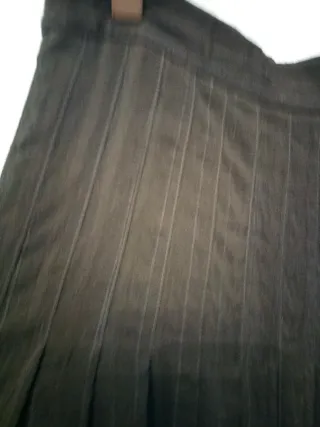 Falda Zara Negra Transparencias