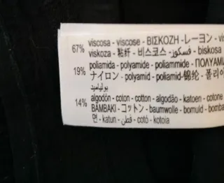 Falda Zara Negra Transparencias