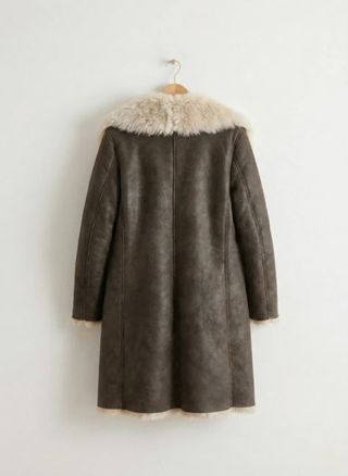 Casaco Zara comprido reversível