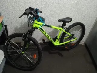 Bicicleta infantil Rockrider verde