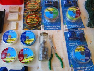 Lote de Artículos de Pesca