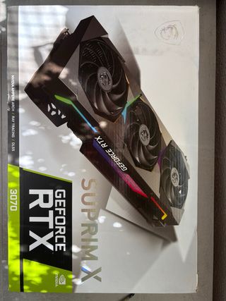 MSI RTX 3070 SUPRIM X Tarjeta Gráfica