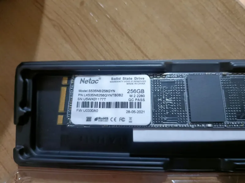 SSD Netac 256GB M.2 NVMe Windows 11 afbeelding 4