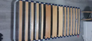 Somier 90x200 con patas metálicas plegables